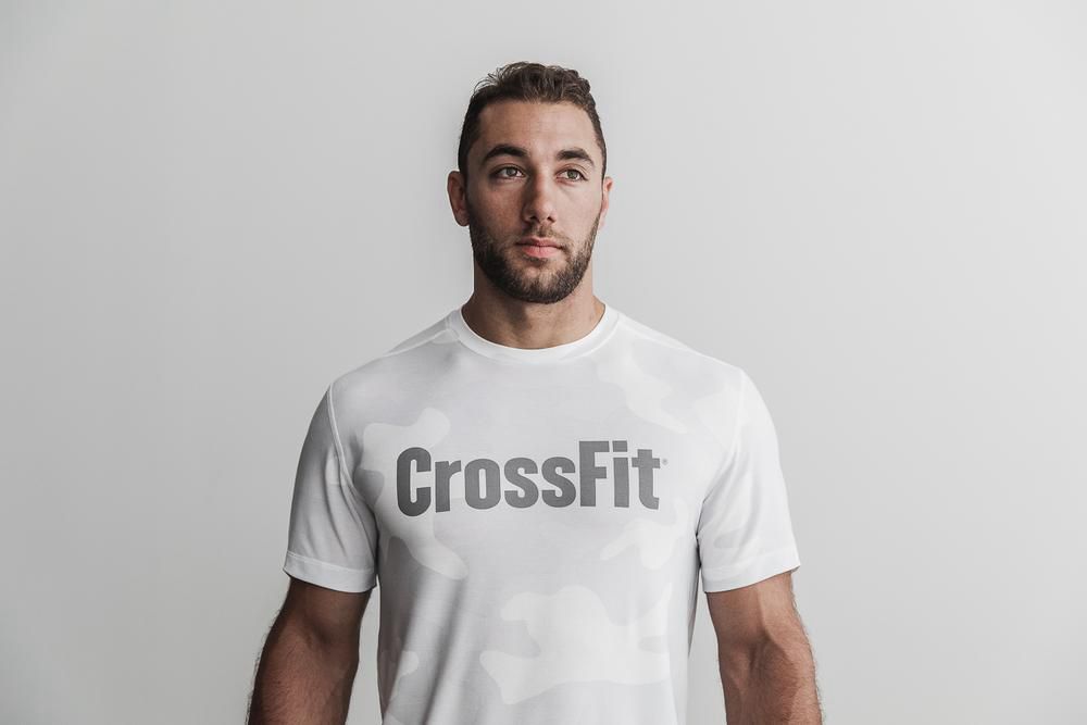 NOBULL Crossfit® Tişört Erkek - Beyaz Camo - Turkiye (RGS-012963)